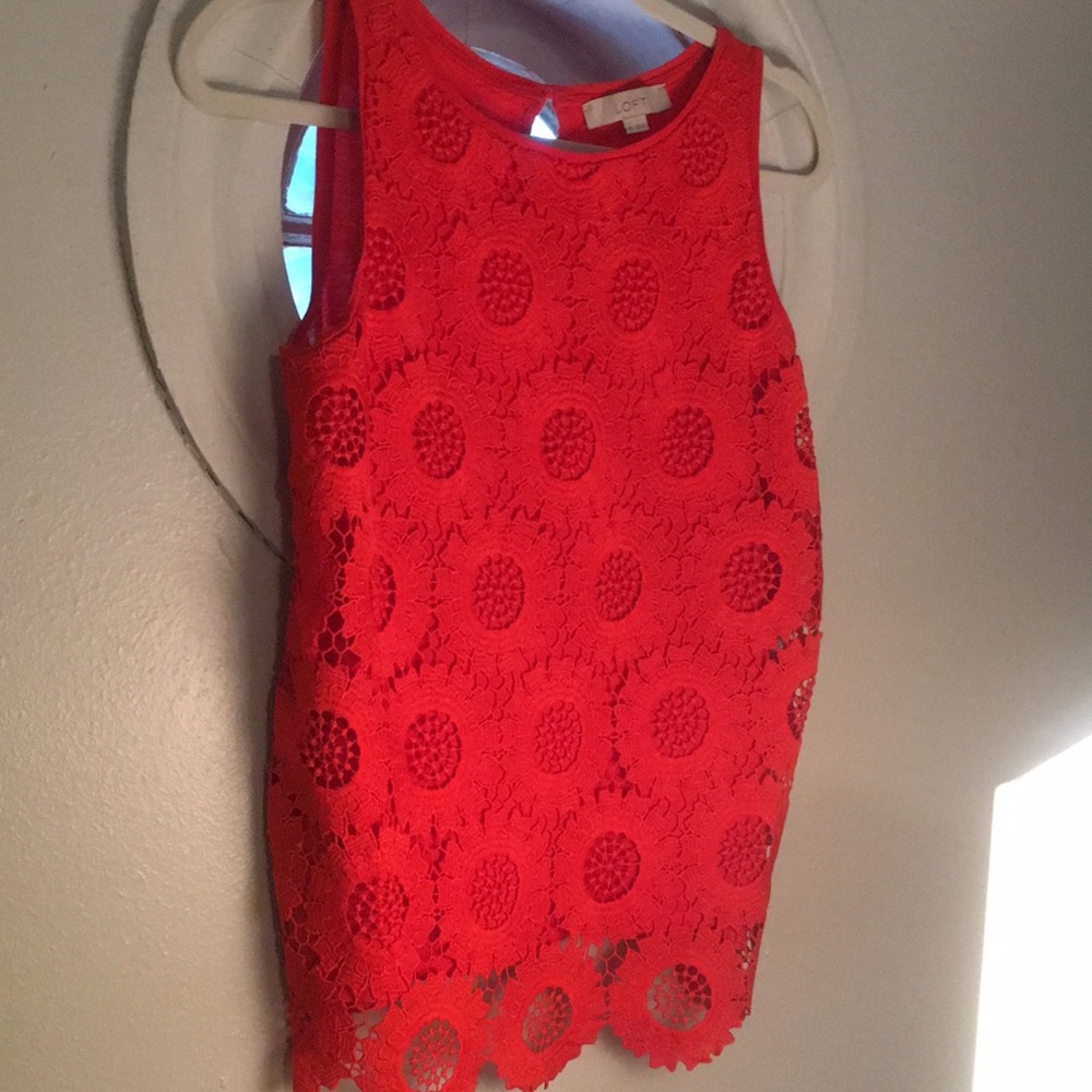 Ann Taylor Loft bright orange 🍊  top